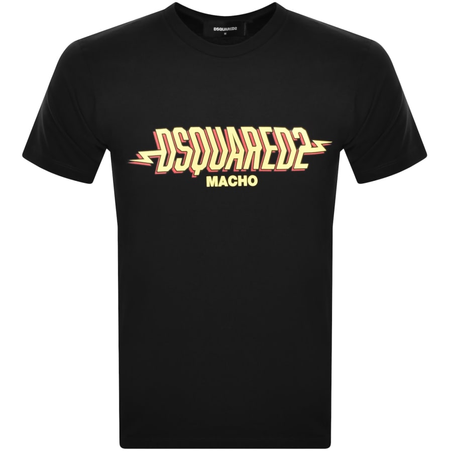 偉大な DSQUARED2 Cool Fit Logo T Shirt Black | Mainline Menswear Tシャツ+カットソー(半袖+袖なし)